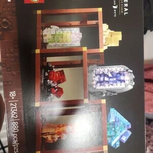 Lego Mineral Collection Set with Red, Green, Blue, and Gold